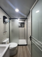 Casas Contenedor Plegables y Expandibles de Alta Calidad, Resistentes a Huracanes, de 2 Dormitorios, con Doble Ala, de 40 pies, para Hoteles y Oficinas