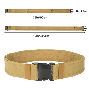 1.5 "doppio strato tattico dovere del sistema di cintura 2" esterno/interno cintura da combattimento gancio & anello di sicurezza in Nylon pistola battaglia cinture in vita - Product Image 2