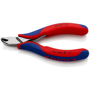 คีมตัดอิเล็กทรอนิกส์ Knipex รุ่น 64 52 115 Cu Max ขนาด 1.3 มม. แบบตัดเรียบ - Product Image 1