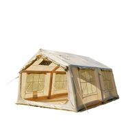 Tente gonflable anti-moustiques en tissu Oxford, 12 mètres carrés, super grande, imperméable, anti-humidité, portable, pour le camping, fabriquée en usine