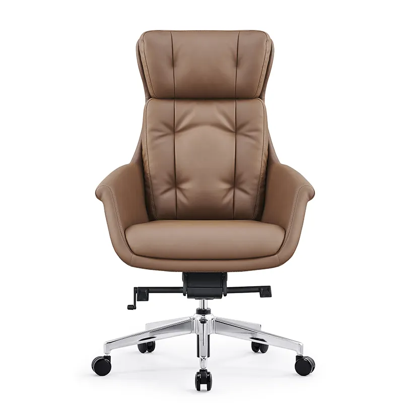 De luxo cadeira de escritório cadeira de couro do escritório com couro real para estilo de corrida de luxo ergonômico cadeira do escritório moderno
