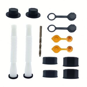 Kit de remplacement de buse pour cartouche de gaz, écrou hexagonal, bouchon antidérapant et couvercle de ventilation pour le goulot de remplissage du réservoir de carburant - Product Image 1