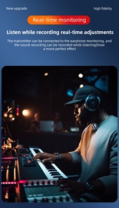 Professionele Studio <span class=keywords><strong>Video</strong></span> 4-<span class=keywords><strong>Mic</strong></span> Draadloze Microfoons SX12 Lapel Draadloze Microfoon voor iPhone Android Livestream Vlogging - Product Image 4