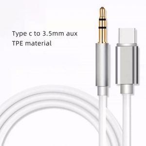 สาย Aux Type-C เป็น 3.5MM สายสัญญาณเสียงเสริม USB C Type C เป็น 3.5MM แจ็คเสียง Aux ในรถยนต์ สายเคเบิลเสียงเสริม 1 เมตร สำหรับรถยนต์ - Product Image 6