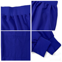 Dames scrubset met korte mouwen, geperforeerd polyester dobby-weefsel, voor dokters, ziekenhuizen & beautysalons, tweedelig uniform