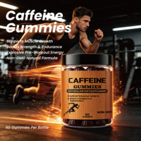 Gummies Énergétiques à la Caféine OEM, Marque Privée, Formule Personnalisable, à Base de Plantes Naturelles