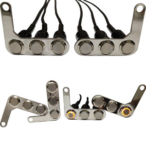 Motorola Motorcycle <b>Switch</b> Accessories Stainless Steel Bracket <b>Waterproof</b> Headlight Turn Signal Ignition Hazard <b>Light</b> Function - Product Image 1