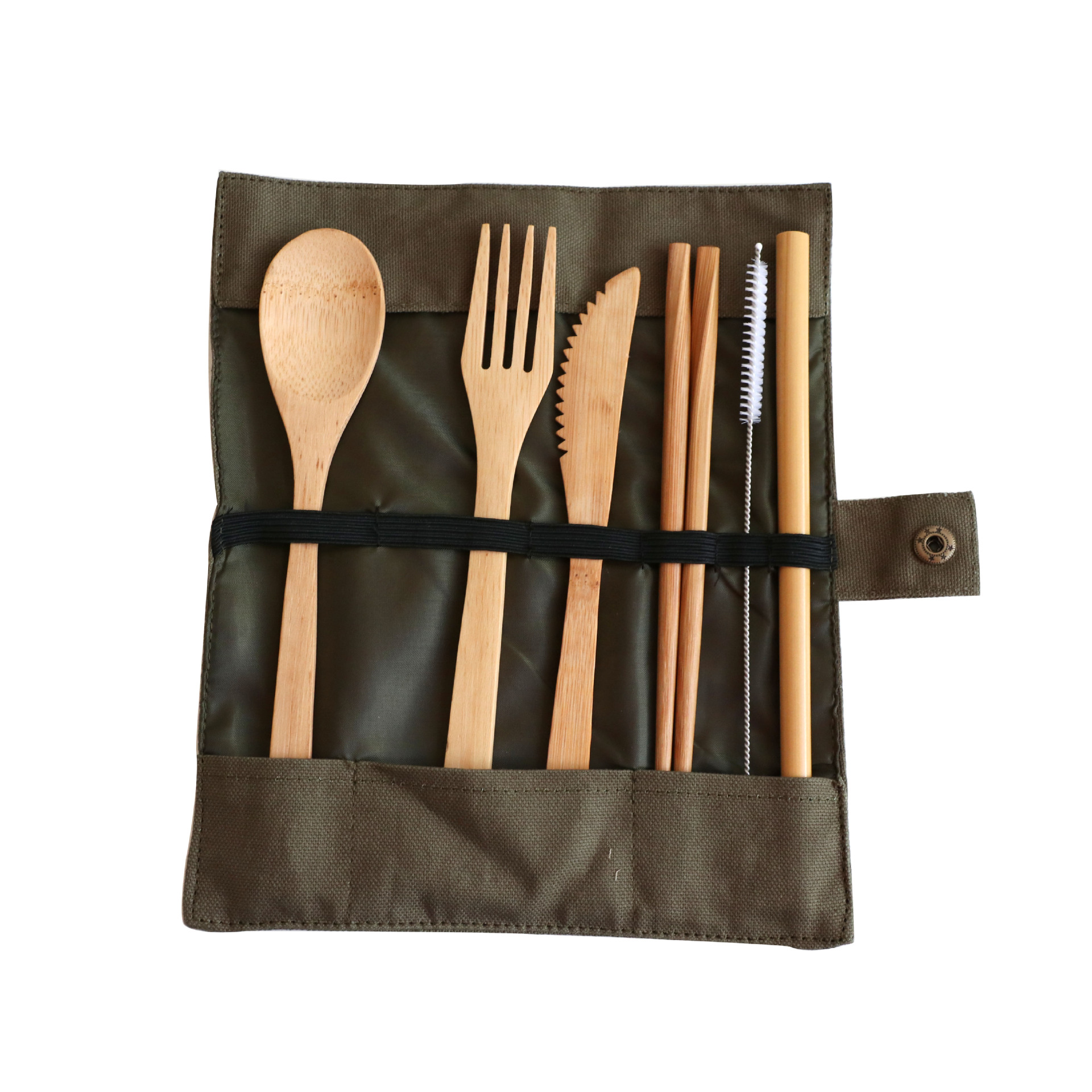 Ensemble de sacs en tissu vert armée
