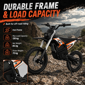 Vélo tout-terrain original à suspension intégrale 72V 25AH, vélo électrique de montagne haute performance capable de dépasser les 80 km/h - Product Image 3