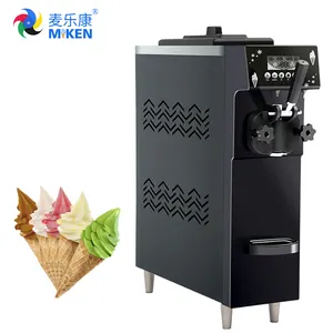 KLS-S12 mini tek lezzet dondurma makinesi masa modeli soğuk içecek için mağazalar barlar yumuşak dondurma makinesi