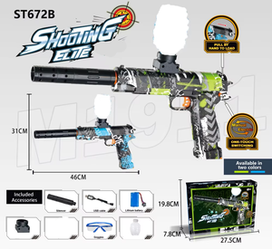 Vente en gros Nouvelle Arrivée <span class=keywords><strong>Pistolet</strong></span> à <span class=keywords><strong>eau</strong></span> électrique pas cher <span class=keywords><strong>Pistolet</strong></span> à éclaboussures automatique Jouet - Product Image 2