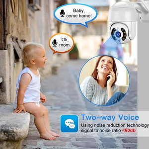 <span class=keywords><strong>Telecamera</strong></span> IP di Sicurezza Wireless WiFi 1080P HD per Casa <span class=keywords><strong>con</strong></span> Audio Bidirezionale, PTZ, Zoom 4x, Sensore CMOS, Visione Notturna, per Esterni - Product Image 5