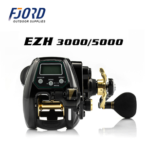 FJORD <span class=keywords><strong>Moulinet</strong></span> de pêche électrique Baitcasting en aluminium de haute qualité 3000/5000 pour la pêche à la traîne en haute mer - Product Image 3