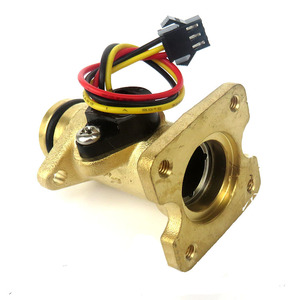 YF-B16 DN15 1/2 นิ้ว DC5~15V อุปกรณ์แก๊ส เซ็นเซอร์วัดการไหลของน้ำร้อน 4 จุด 30 ลิตร/นาที - Product Image 1