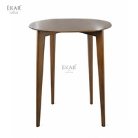 Table d'appoint de luxe en métal Ekar, table basse ronde de luxe avec structure métallique, table de salon pour canapé