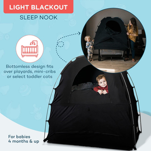 Tienda sensorial escondite calmante portátil Pop-Up Light-Out niños Pop up cama de privacidad tienda interior niños Blackout tienda sensorial - Product Image 4
