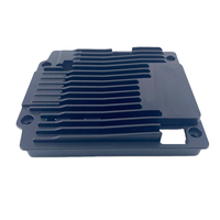 Pièce de radiateur en acier anodisé noir sur mesure, pièce industrielle, usinage CNC, pièces en aluminium anodisé, pièces usinées CNC