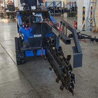 Chargeur sur chenilles et accessoires: Mulcher, débroussailleuse, trancheuse, broyeur de souches, fourches à palettes (diesel/électrique)