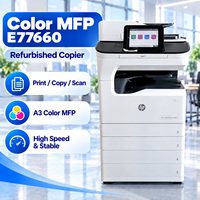 Printer Multifungsi Inkjet Warna A3 Rekondisi E77650 77650 E77660 77660 untuk Mesin HPO Imprimante Fotokopierer