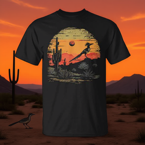 Camiseta Roadrunner Bird Desert Landscape Cactus Arizona Texas Nevada - Product Image 3
