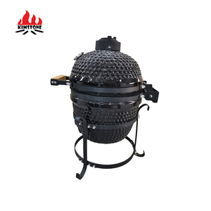 Hot Sale Auplex 13inch Ceramic Smoker Kamado Gril Kamado Charcoal <span class=keywords><strong>Grill</strong></span> with  Stainless Steal for Home and Garden - Product Image 5