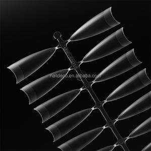 Ligne de Position longue Stiletto demi-couverture gravure ongles conseils Gel ou colle presse sur <span class=keywords><strong>ongle</strong></span> Art ligne d'étalonnage <span class=keywords><strong>faux</strong></span> ongles - Product Image 5