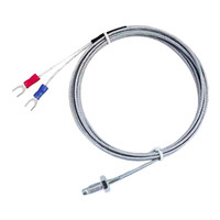 Sonde de température à vis en acier inoxydable OEM de haute qualité, thermocouple, longueur personnalisable 50-2000 mm, indice de protection IP43, 0,1°C