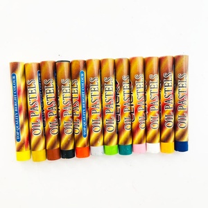 12 sachets/boîte Crayons de couleur non toxiques à l'huile pour étudiants, crayons pastel pour le dessin, cadeau d'anniversaire - Product Image 6