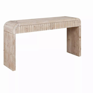 Mesa Consola Decorativa de Madera Maciza para Sala de Estar, Tallada a Mano, Elegante Mesa Consola de Diseño con Artesanía Tradicional en Madera - Product Image 6