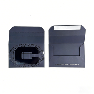 Nouvelles Enveloppes en Papier Noir de Haute Qualité avec Logo UV, Sacs d'Invitation en Papier - Product Image 4