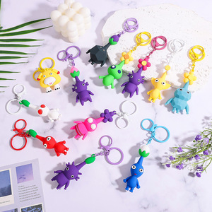 Porte-clés <span class=keywords><strong>Pikmin</strong></span> 4 transfrontalier, figurine de dessin animé à thème de jeu, vente chaude, vente en gros - Product Image 3