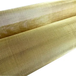 Brass Intermediate Crimped Wire Mesh Filtration Screen And Decorative Mesh