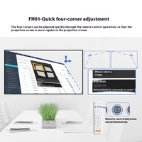 Pour Vidéoprojecteur 3LCD CO-FH01 Haute Définition 1080P 3000 Lumens Portable avec Haut-Parleurs Intégrés Garantie 1 An Bureau Conférence