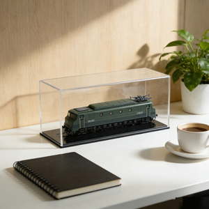 Custom Eco-Friendly Clear Acrylic Tabletop for Dustproof <b>Display</b> <b>Case</b> for Train Model Collectibles - Product Image 6