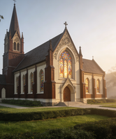 Bâtiments de Cérémonies Religieuses Préfabriqués en Structure Acier Lourde, Fabrication Chinoise, Églises Préfabriquées Modernes