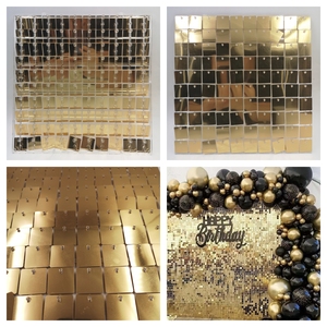 25 Paneles Cuadrados de Lentejuelas Brillantes para Decoración de Pared, Telón de Fondo con Brillo para Bodas, Fiestas, Cumpleaños, Compromisos - Product Image 6