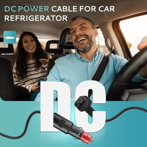 Cable de alimentación EUHOMY de 12V CC, 3.5M, conector macho a hembra para refrigerador de coche, nevera portátil - Product Image 3