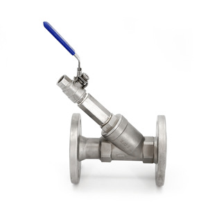 Válvula de filtro tipo Y de acero inoxidable DN15 DN20 DN25 con volante para aplicaciones de vapor y agua a alta temperatura - Product Image 1