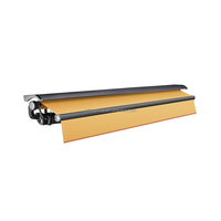 Auvent de terrasse électrique à extension automatique en alliage d'aluminium, système de protection solaire extérieur, auvent semi-cassette pour terrasse résidentielle.