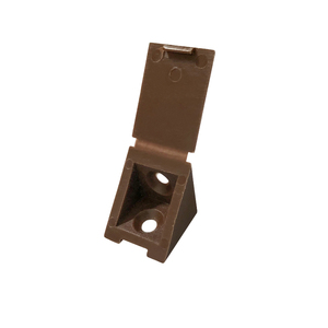 Support d'étagère d'angle droit 90 degrés de taille moyenne, accessoire de support d'étagère en plastique épaissi avec connecteurs intégrés - Product Image 4