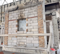 Horno Vertical Resistente al Fuego y a Altas Temperaturas con Estructura de Acero y Capacidad de 1250°C para Componentes de Construcción