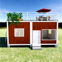 Cabine Conteneur Préfabriquée Commerciale Résistante aux Intempéries et Respirante, Maison Modulaire Mobile Écologique, Villa Moderne, Bureau à Domicile, Bâtiment de Bureau