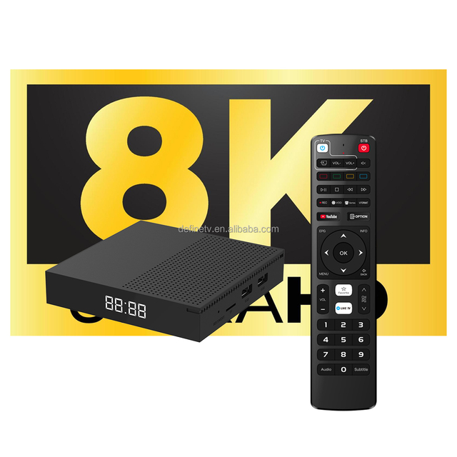 OEM ODM Amlogic S905Y4 Quad-Core TV Box 4G RAM 32G ROM Dual-Band WiFi6 8K Ultra HDR10+ Android 11 Smart Streaming Media Player