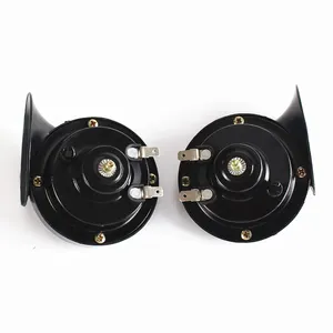 Klakson siput sepeda motor Universal 12V, 48V, 60V klakson sepeda motor kualitas tinggi 12V klakson hitam untuk sepeda motor