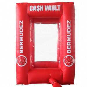 High Quality Pvc Money Booth Promotional Business Gift With <b>Inflatable</b> Cash Machine - Product Image 3