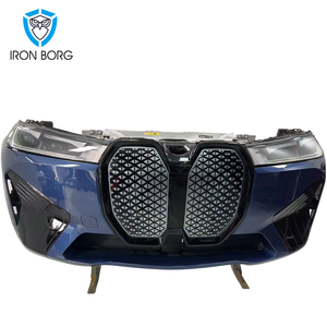 Convient pour <span class=keywords><strong>BMW</strong></span> <span class=keywords><strong>iX</strong></span> I20 <span class=keywords><strong>IX</strong></span> <span class=keywords><strong>XDrive40</strong></span> XDrive50 M60 Pare-chocs avant Face avant Kit de carrosserie avant Halfcat Kit complet - Product Image 2