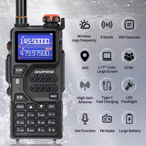 Radio Baofeng K5plus, talkie-walkie 10W, batterie rechargeable, écran LCD, radio marine d'extérieur, portée 5-10 km - Product Image 5
