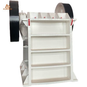 מגרסת לסתות תעשייתית כבדה עם מנוע ותיבת הילוכים לריסוק ראשוני של אבן מחצבה, קו ייצור, אחריות לשנה - Product Image 5