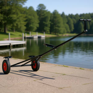 Chariot de transport pour bateau et embarcation nautique à longueur réglable, pneus pneumatiques de 15,7 pouces, charge utile maximale de 420 lb - Product Image 2