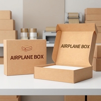 Boîte postale robuste recyclable pour l'aviation, personnalisée, auto-adhésive, pour l'emballage cadeau et l'expédition des vendeurs e-commerce